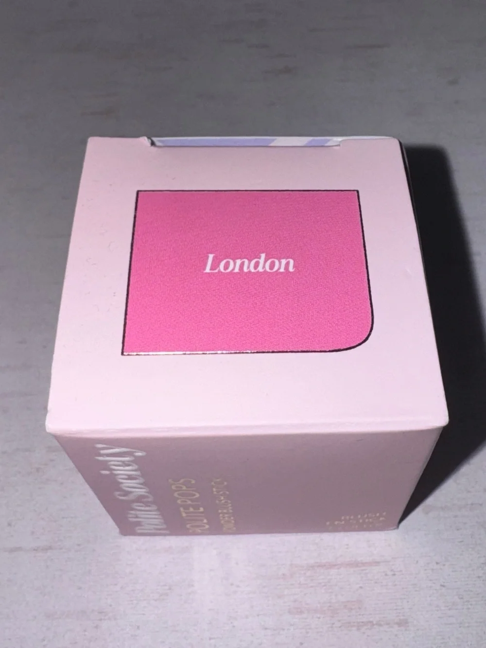 Polite Society Polite Pops Powder Blush Stick in London True Pink BNIB
